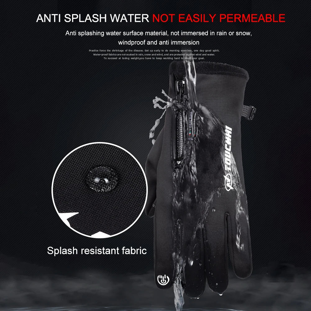 Gants chauffants impermeables