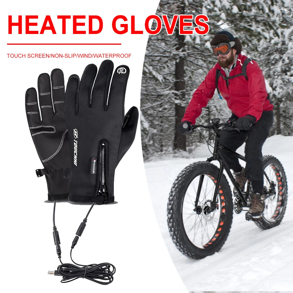 Gants chauffants impermeables