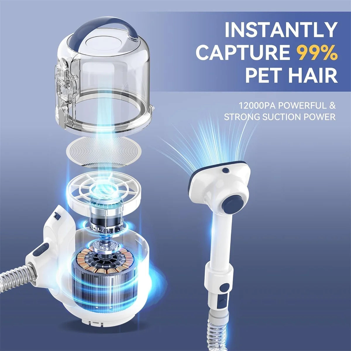 Aspirateur toilettages animaux